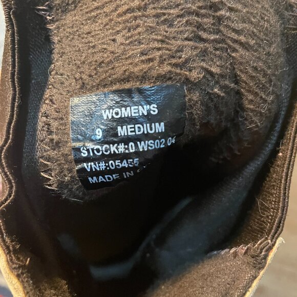 LL Bean Chelsea Brown Leather Insulated Rain Boots - Picture 5 of 5